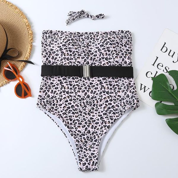 women's swimwear female swimwear, leopard print sleeveless strapless bathing suit for summer, s//l/xl, White;black
women's swimwear female swimwear, leopard print sleeveless strapless bathing suit for summer, s//l/xl, White;black