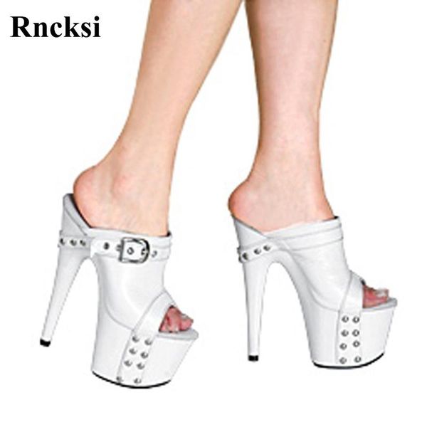 rncksi women platform open toe rivets shoes 17cm high-heeled girl night club pole dance party slippers, Black
rncksi women platform open toe rivets shoes 17cm high-heeled girl night club pole dance party slippers, Black