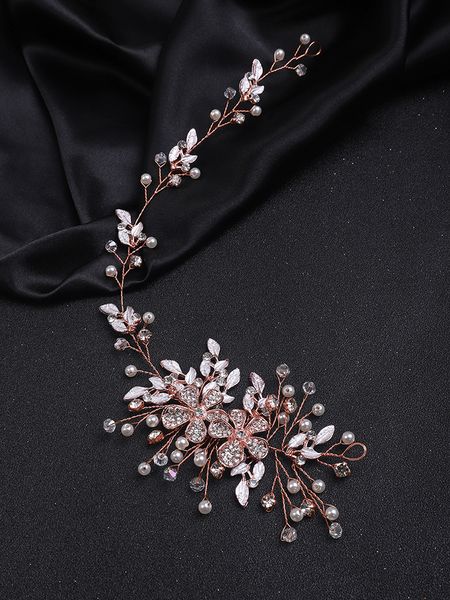 Wedding Headdress Rose Gold Rhinestone Headband For Bride Hair Accessories Luxury Headpieces Women Ornaments Bridal Headwear
Wedding Headdress Rose Gold Rhinestone Headband For Bride Hair Accessories Luxury Headpieces Women Ornaments Bridal Headwear