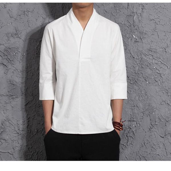 men's casual shirts men solid harajuku summer 2021 streetwear linen shirt mens fashions male chinese style vintage white, White;black
men's casual shirts men solid harajuku summer 2021 streetwear linen shirt mens fashions male chinese style vintage white, White;black