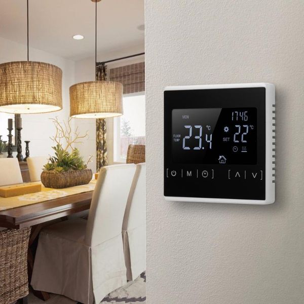 smart home control multifunctional lcd touched screen intelligent thermostat electric floor heating temperature controller
smart home control multifunctional lcd touched screen intelligent thermostat electric floor heating temperature controller