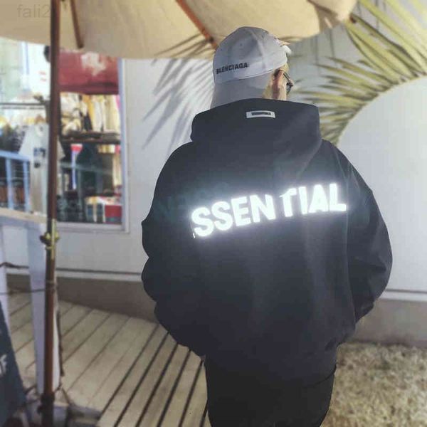 embroidered men's hoodies essentials high street sweatshirt fashion quality reflective 100% cotton pullover, Black
embroidered men's hoodies essentials high street sweatshirt fashion quality reflective 100% cotton pullover, Black