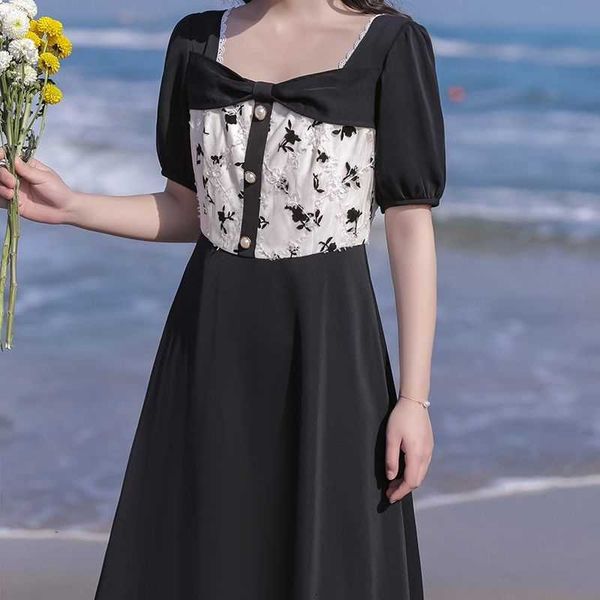 casual dresses french short sleeve vingate women elegant slim party beach for females floral design office lady summer 51ur, Black;gray
casual dresses french short sleeve vingate women elegant slim party beach for females floral design office lady summer 51ur, Black;gray