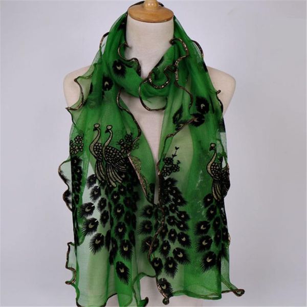 scarves design women chiffon peacock feather flower embroidered lace stylish scarf long soft wrap shawl ladies, Blue;gray
scarves design women chiffon peacock feather flower embroidered lace stylish scarf long soft wrap shawl ladies, Blue;gray