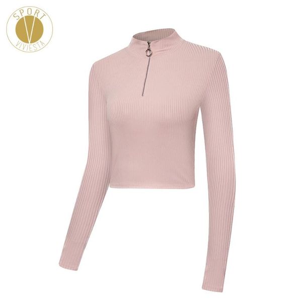 gym clothing high neck ribbed ring pull crop - women's yoga sports winter stylish trend tight fit zipper zip up long sleeve shirt, White;black
gym clothing high neck ribbed ring pull crop - women's yoga sports winter stylish trend tight fit zipper zip up long sleeve shirt, White;black