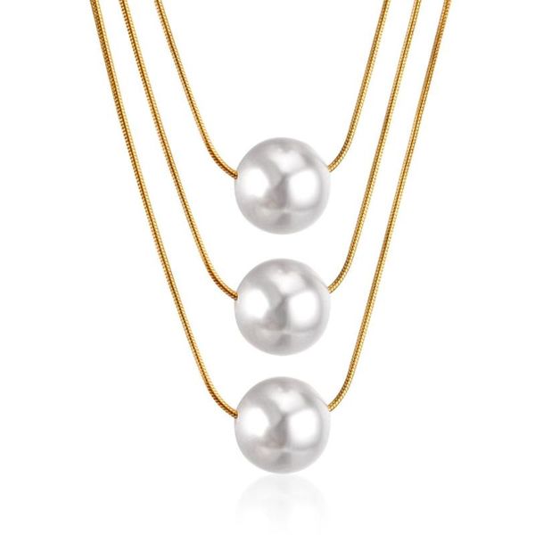 pendant necklaces luxukisskids fake pearl choker chains necklace set multi-layer gold for women jewelry collares colar collier, Silver
pendant necklaces luxukisskids fake pearl choker chains necklace set multi-layer gold for women jewelry collares colar collier, Silver
