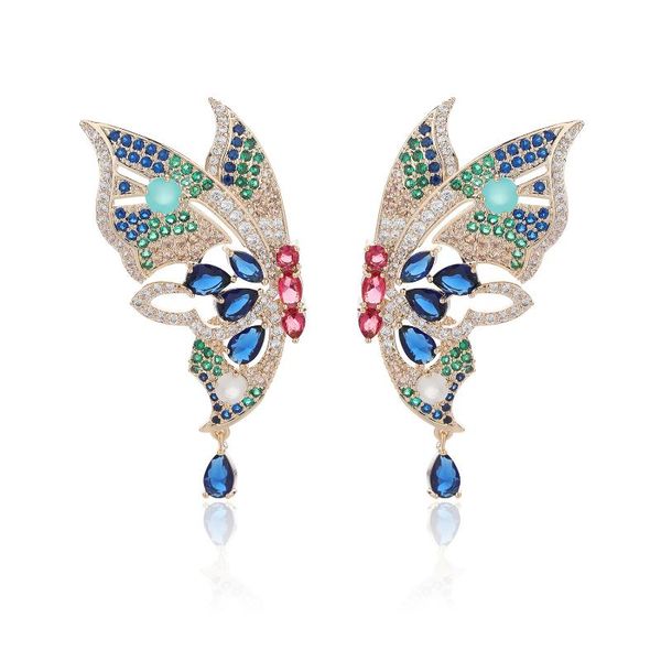 dangle & chandelier beautiful cubic zircon cz butterfly earrings for wedding, crystals earring spring, women girl birthday party jewelry ce1, Silver
dangle & chandelier beautiful cubic zircon cz butterfly earrings for wedding, crystals earring spring, women girl birthday party jewelry ce1, Silver