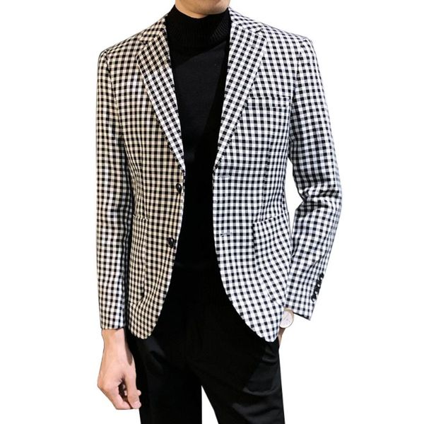 sping casual tuxedos men's overcoat custom made slim fit blazer costume homme terno masculino houndstooth jacket only 2021 suits & blaz, White;black
sping casual tuxedos men's overcoat custom made slim fit blazer costume homme terno masculino houndstooth jacket only 2021 suits & blaz, White;black