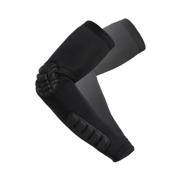 elbow & knee pads professional sports arm sleeve crashproof foam football basketball compression fitness support protection, Black;gray
elbow & knee pads professional sports arm sleeve crashproof foam football basketball compression fitness support protection, Black;gray