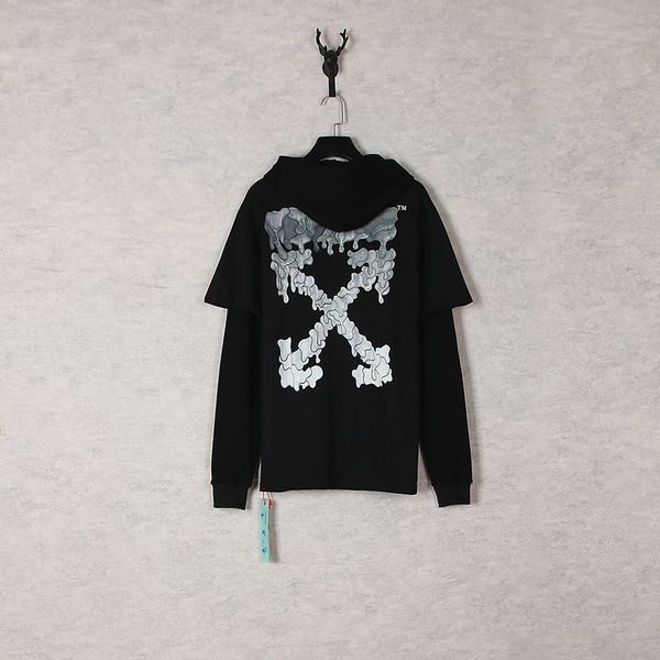 leisure fashion 2021 autumn winter fashion brand dissolving arrow fake two-piece hoodie sweater, Black
leisure fashion 2021 autumn winter fashion brand dissolving arrow fake two-piece hoodie sweater, Black