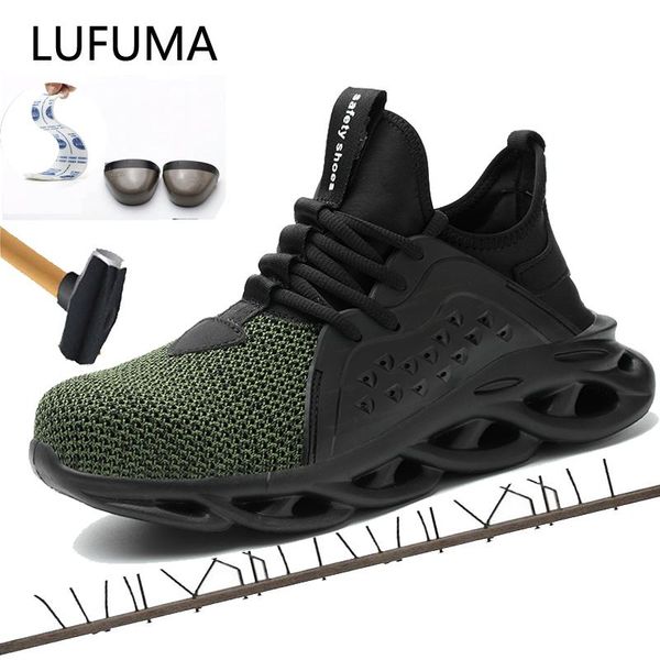 boots men's outdoor breathable mesh steel toe anti smashing safety shoes light puncture proof comfortable work boot, Black
boots men's outdoor breathable mesh steel toe anti smashing safety shoes light puncture proof comfortable work boot, Black
