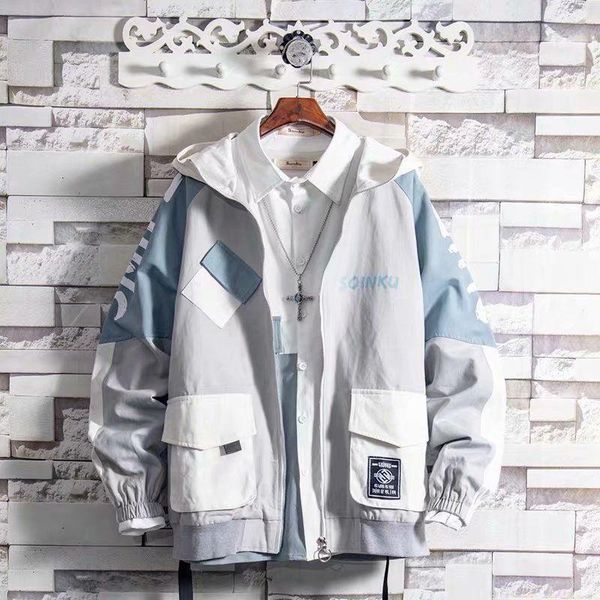 jacket men's spring and autumn winter 2021 high street korean fashion tooling casual jackets, Black;brown
jacket men's spring and autumn winter 2021 high street korean fashion tooling casual jackets, Black;brown