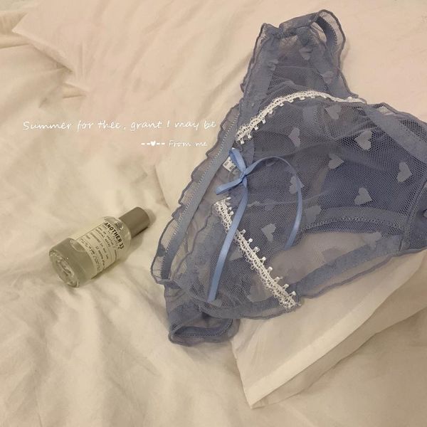 japanese and korean sweet desire love mesh summer ultra-thin breathable middle waist pure cotton crotch triangular underwear, Black;white
japanese and korean sweet desire love mesh summer ultra-thin breathable middle waist pure cotton crotch triangular underwear, Black;white