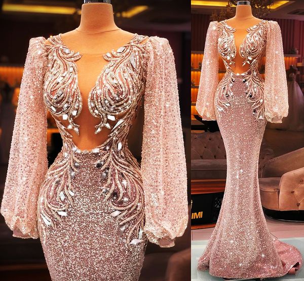 2021 plus size arabic aso ebi sparkly mermaid prom dresses beaded crystals sheer neck evening formal party second reception gowns dress zj46, Black
2021 plus size arabic aso ebi sparkly mermaid prom dresses beaded crystals sheer neck evening formal party second reception gowns dress zj46, Black