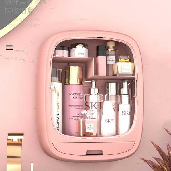 storage boxes & bins bathroom wall-mounted makeup box perforation-large-capacity jewelry cosmetic skin care beauty rack
storage boxes & bins bathroom wall-mounted makeup box perforation-large-capacity jewelry cosmetic skin care beauty rack