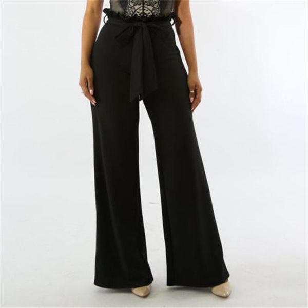 women's pants & capris fashion women casual palazzo high waist wide leg loose lace up summer trousers, Black;white
women's pants & capris fashion women casual palazzo high waist wide leg loose lace up summer trousers, Black;white