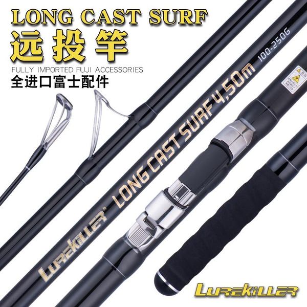 boat fishing rods lurekiller arrival japan full fuji 4.50m surfcasting rod long cast surf 100-250g 3 sections 
boat fishing rods lurekiller arrival japan full fuji 4.50m surfcasting rod long cast surf 100-250g 3 sections