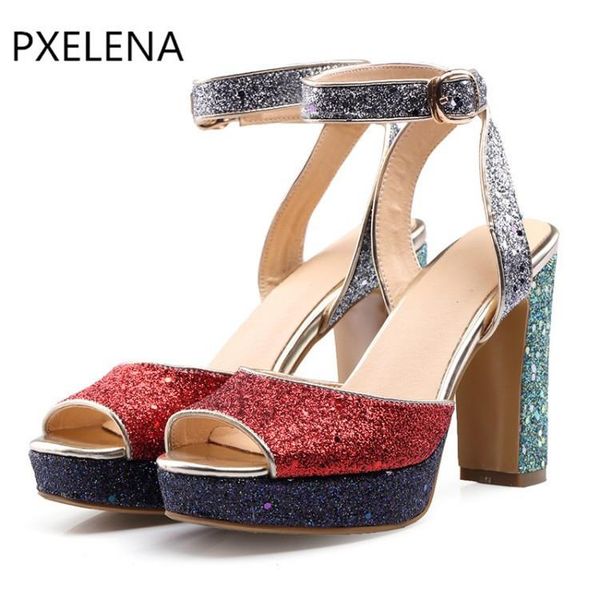 bride wedding summer shoes 2021 peep toe sequined bling sandals women thick chunky block high heels platform, Black
bride wedding summer shoes 2021 peep toe sequined bling sandals women thick chunky block high heels platform, Black