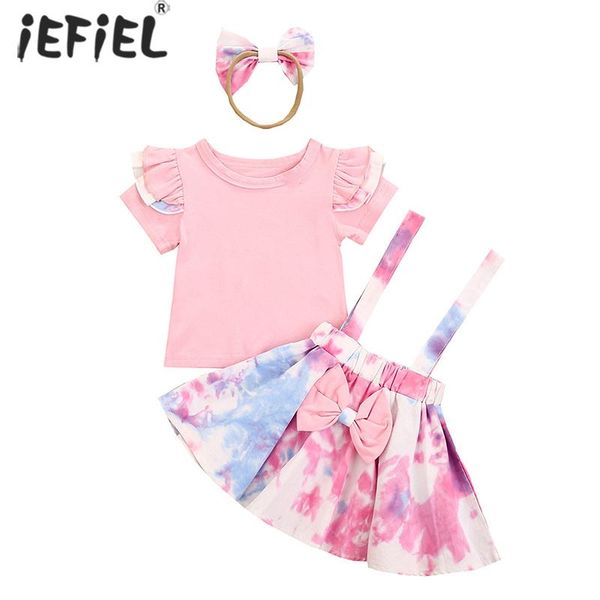 autumn born baby girls clothes sets 3pcs ruffle short sleeve tie dye print floral dress overalls headband clothing, White
autumn born baby girls clothes sets 3pcs ruffle short sleeve tie dye print floral dress overalls headband clothing, White