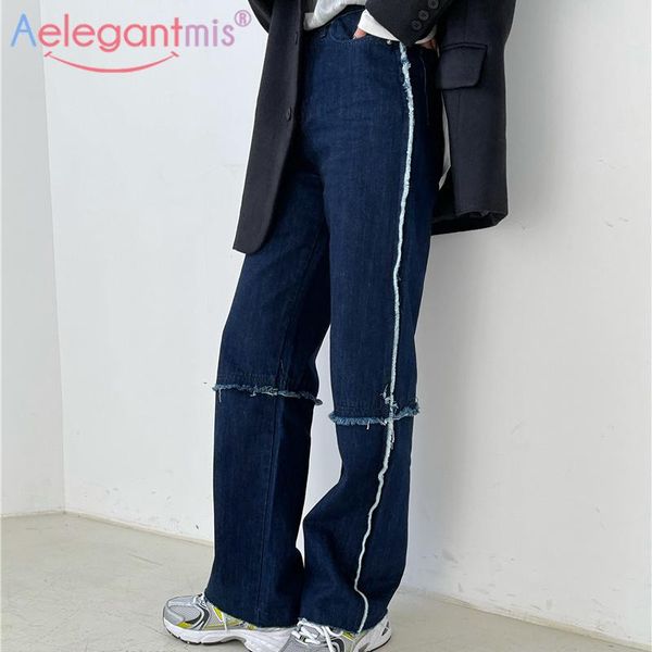 aelegantmis design 2021 spring women jeans high waist denim pants female cowboy trousers vintage loose korean chic femme women's, Blue
aelegantmis design 2021 spring women jeans high waist denim pants female cowboy trousers vintage loose korean chic femme women's, Blue