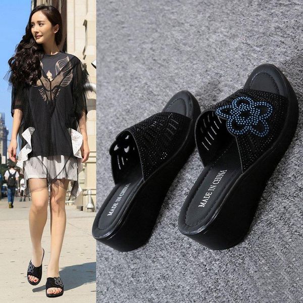 slippers girl gladiator opened toe summer sandal rhinestone square heel sandals women hight plus size, Black
slippers girl gladiator opened toe summer sandal rhinestone square heel sandals women hight plus size, Black