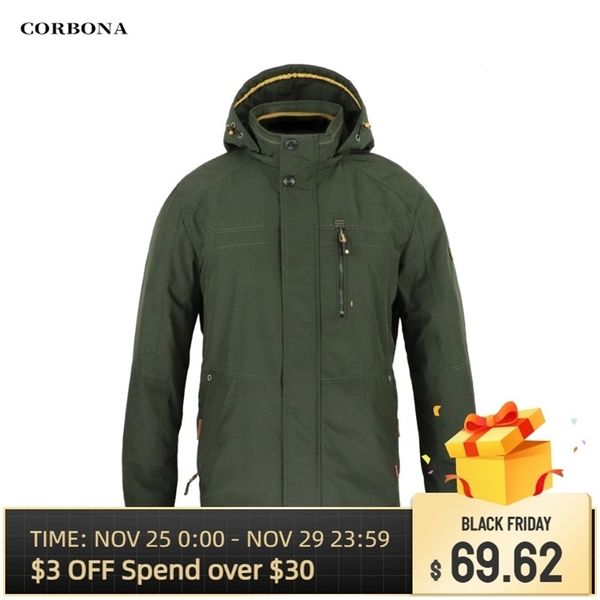 corbona style autumn mens jacket windproof outdoor detachable hat 100% cotton lining high collar business casual coat 211126, Black;brown
corbona style autumn mens jacket windproof outdoor detachable hat 100% cotton lining high collar business casual coat 211126, Black;brown