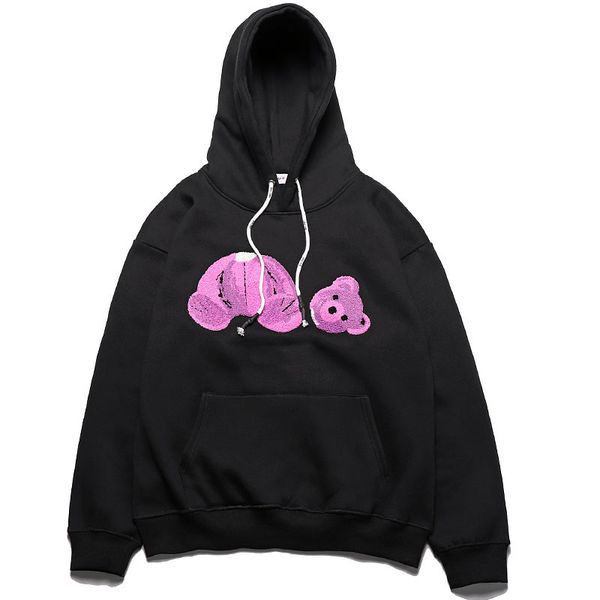 autumn and winter plus velvet designer mens fashion teddy bear luxury brand hoodie cotton letter drawstring hooded pullover couple streetwea, Black
autumn and winter plus velvet designer mens fashion teddy bear luxury brand hoodie cotton letter drawstring hooded pullover couple streetwea, Black