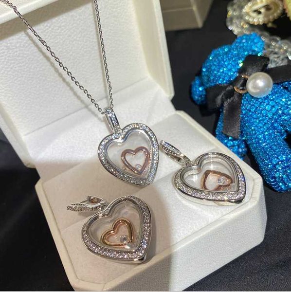 earrings & necklace women full zircon two-tone heart-shaped transparent po frame love heart clavicle chain female set, Silver
earrings & necklace women full zircon two-tone heart-shaped transparent po frame love heart clavicle chain female set, Silver