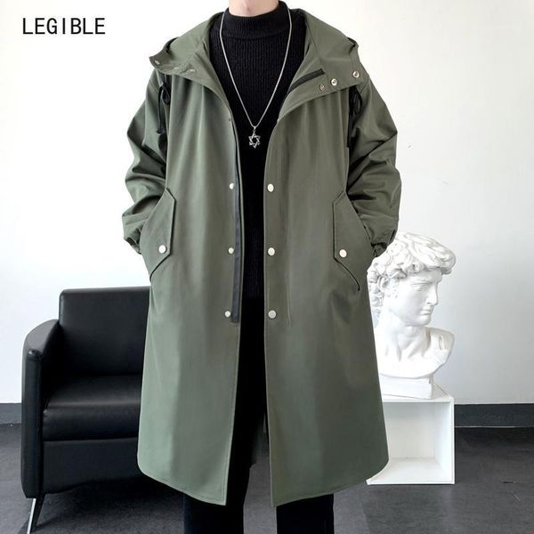 men's trench coats legible 2021 autumn casual coat men brand fashion solid pocket male loose long jacket, Tan;black
men's trench coats legible 2021 autumn casual coat men brand fashion solid pocket male loose long jacket, Tan;black