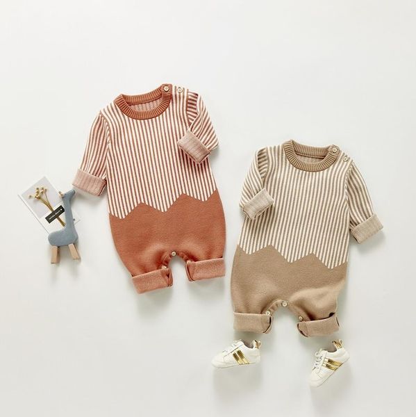 jumpsuits ins autumn baby boy knitted romper long-sleeved infant clothes cotton striped patchwork girl jumpsuit outfits, Blue
jumpsuits ins autumn baby boy knitted romper long-sleeved infant clothes cotton striped patchwork girl jumpsuit outfits, Blue