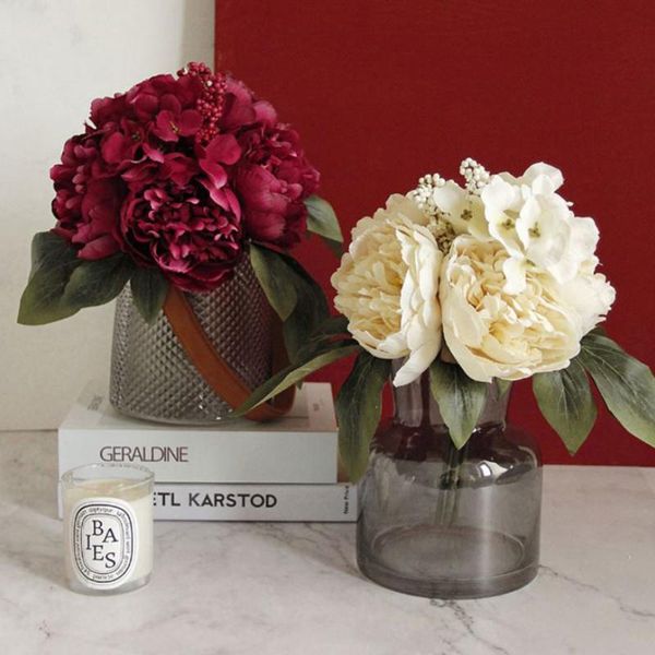 decorative flowers & wreaths 7 heads/pcs silk peony artificial flower wedding decoration rose for home party fake bouquet
decorative flowers & wreaths 7 heads/pcs silk peony artificial flower wedding decoration rose for home party fake bouquet