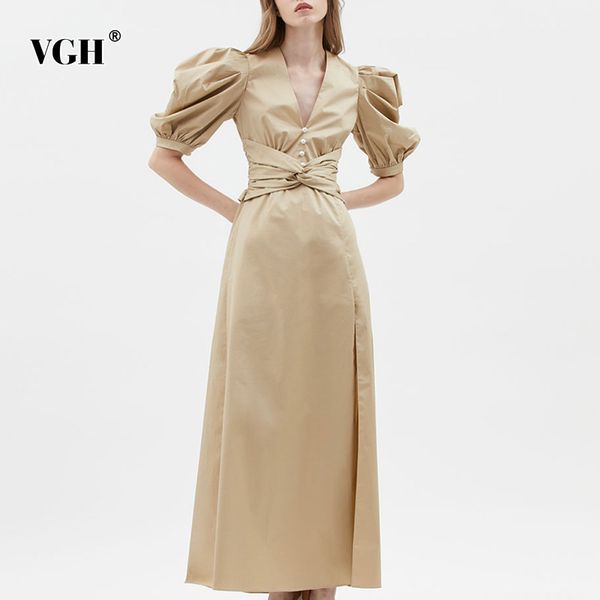 vgh green elegant hollow out dress for women v neck puff short sleeve high waist side split maxi dresses female summer tide 210421, Black;gray
vgh green elegant hollow out dress for women v neck puff short sleeve high waist side split maxi dresses female summer tide 210421, Black;gray