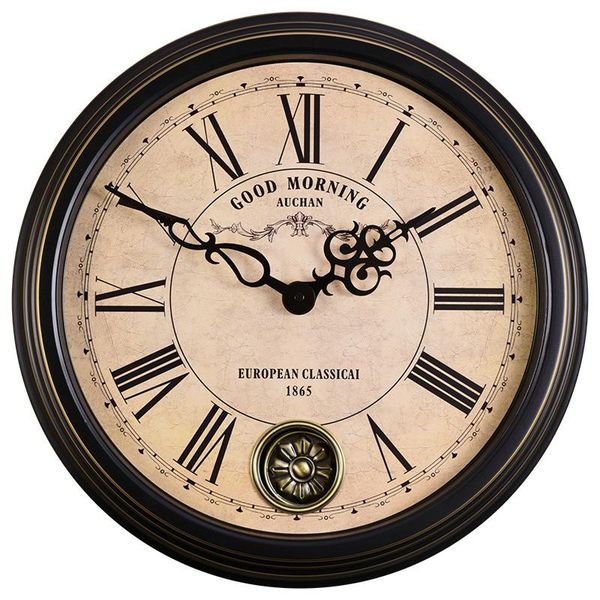 nordic retro wall clock metal living room large pendulum clocks home decor creative american antique silent watch gift idea
nordic retro wall clock metal living room large pendulum clocks home decor creative american antique silent watch gift idea