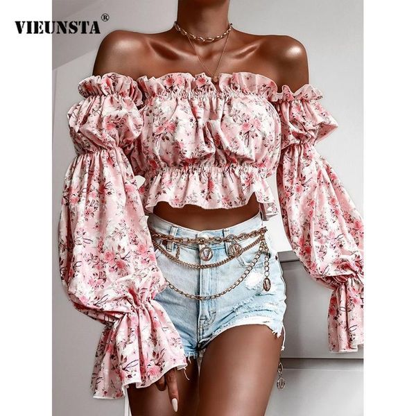 women's blouses & shirts autumn puff sleeve super short shirt off shoulder print long women fashion strapless ruffles blusas, White
women's blouses & shirts autumn puff sleeve super short shirt off shoulder print long women fashion strapless ruffles blusas, White