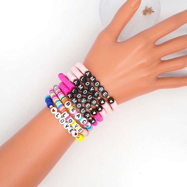 2020 new jewelry soft pottery women's simple bohemian ethnic beach style bracelet, Black
2020 new jewelry soft pottery women's simple bohemian ethnic beach style bracelet, Black