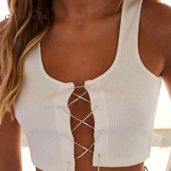 red aprilgrass brand designer white metal chain sleeveless crop clubwear women adjustable lace up hollow out tank camisole
red aprilgrass brand designer white metal chain sleeveless crop clubwear women adjustable lace up hollow out tank camisole