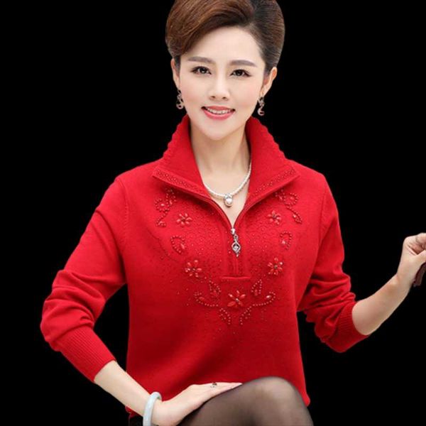 women's sweaters middle-aged 2021 women sweater autumn and winter cashmere loose big yards long-sleeve basic plus size, White;black
women's sweaters middle-aged 2021 women sweater autumn and winter cashmere loose big yards long-sleeve basic plus size, White;black