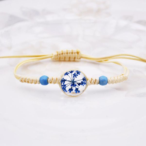 charm bracelets dry flower resin braided braceelt for women floral bracelet ladies jewellery, Golden;silver
charm bracelets dry flower resin braided braceelt for women floral bracelet ladies jewellery, Golden;silver