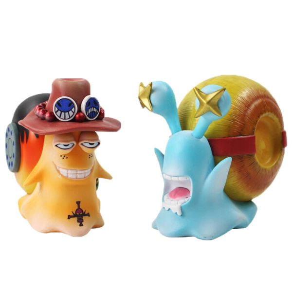 2pcs/set 11cm anime op monkey d luffy portgas d ace cos den mushi telephone snail pvc action figure model toys
2pcs/set 11cm anime op monkey d luffy portgas d ace cos den mushi telephone snail pvc action figure model toys