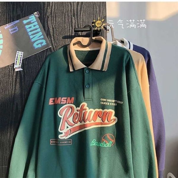 oversized hoodies polo collar letter printed sweatshirt womens street autumn lapel loose all-match blouse clothes 211206, Black
oversized hoodies polo collar letter printed sweatshirt womens street autumn lapel loose all-match blouse clothes 211206, Black