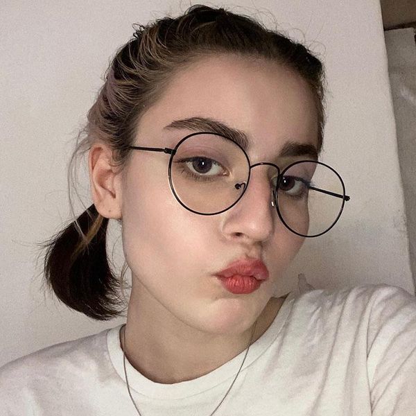 sunglasses women's metal eyeglasses anti-blue glasses optical eyewear spectacles for female plain transparent frame oculos gafas, White;black
sunglasses women's metal eyeglasses anti-blue glasses optical eyewear spectacles for female plain transparent frame oculos gafas, White;black