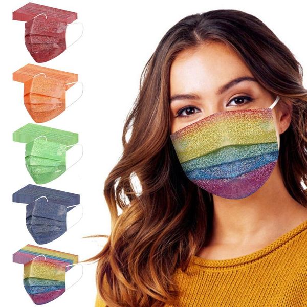 other event & party supplies 50pc disposable face masks glitter mouth nose protection multifunctional cloth breathable 3-layer hallowe
other event & party supplies 50pc disposable face masks glitter mouth nose protection multifunctional cloth breathable 3-layer hallowe