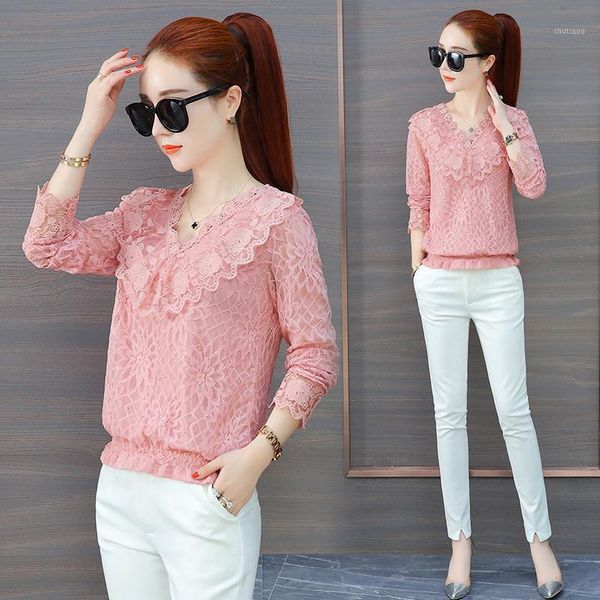 korean lace blouse fashion long sleeve chiffon v neck shirt women clothing lady casual y67 women's blouses & shirts, White
korean lace blouse fashion long sleeve chiffon v neck shirt women clothing lady casual y67 women's blouses & shirts, White