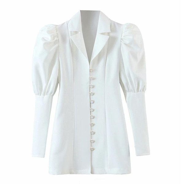 seebeautiful vintage long loose blazer coat notched puff sleeve single breasted fashion 2021 autumn winter women m503 women's suits & b, White;black
seebeautiful vintage long loose blazer coat notched puff sleeve single breasted fashion 2021 autumn winter women m503 women's suits & b, White;black