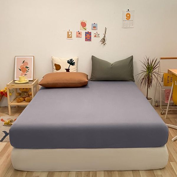 sheets & sets washed cotton bed japan style fitted sheet quality solid color mattress cover with elastic bands queen king double size
sheets & sets washed cotton bed japan style fitted sheet quality solid color mattress cover with elastic bands queen king double size