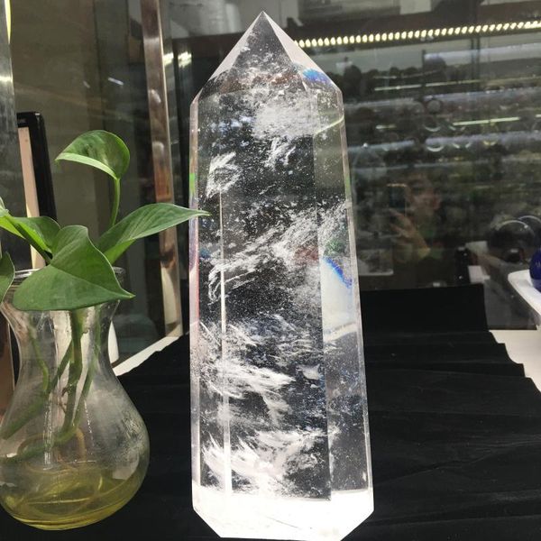 beautiful high temperature white fused crystal smelted stone column obelisk quartz point sample healing reiki decoration decorative objects
beautiful high temperature white fused crystal smelted stone column obelisk quartz point sample healing reiki decoration decorative objects