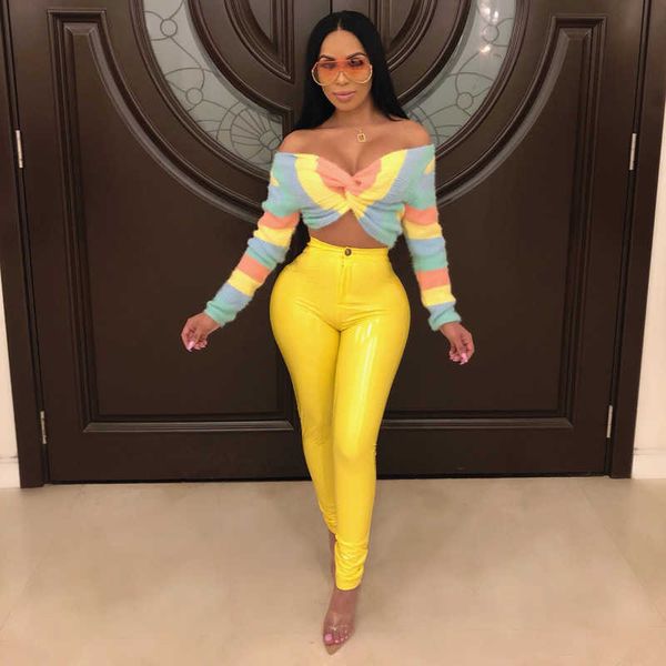 11 color arrival women trousers bodycon pu leather pants solid celebrity casual women pants pantalon femme s-3xl 210709, Black;white
11 color arrival women trousers bodycon pu leather pants solid celebrity casual women pants pantalon femme s-3xl 210709, Black;white