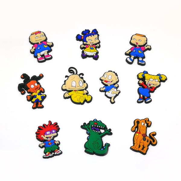 moq=2lots rugrats in paris shoe charms wholesale jibitz for croc soft rubber pvc charm accessories promotional gift plastic ornaments, White;pink
moq=2lots rugrats in paris shoe charms wholesale jibitz for croc soft rubber pvc charm accessories promotional gift plastic ornaments, White;pink