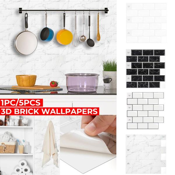 wallpapers 3d brick wall stickers waterproof heatproof self-adhesive tile bathroom kitchen decoration 305x305mm
wallpapers 3d brick wall stickers waterproof heatproof self-adhesive tile bathroom kitchen decoration 305x305mm