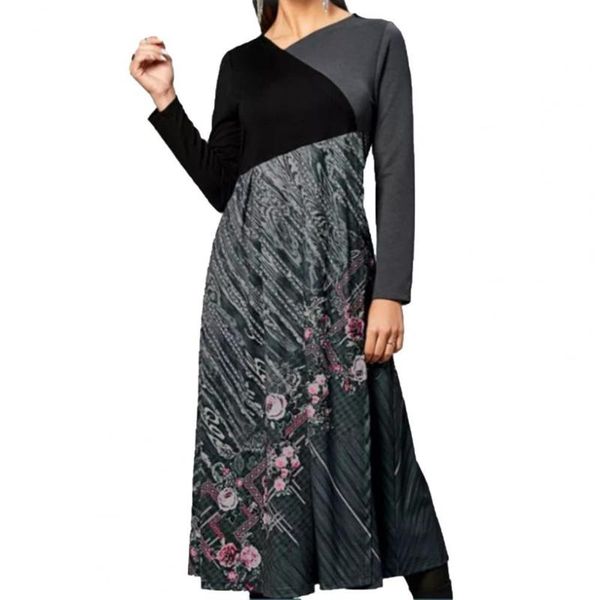 casual dresses 2021 fashion autumn winter elegant women dress print patchwork color block a-line lady vestidos female robe, Black;gray
casual dresses 2021 fashion autumn winter elegant women dress print patchwork color block a-line lady vestidos female robe, Black;gray